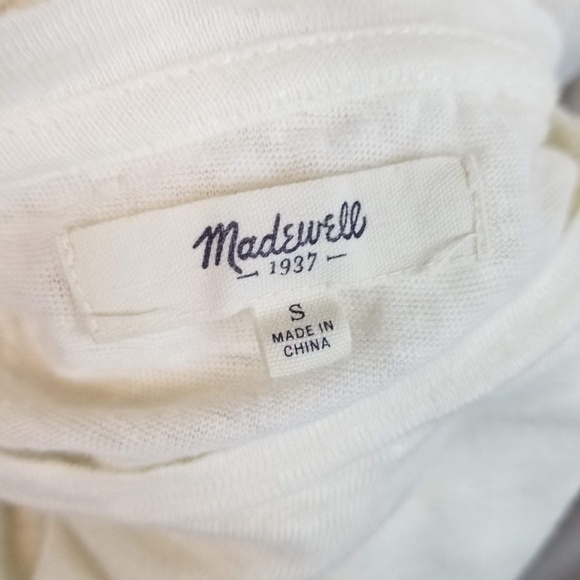 Madewell Linen Mountain Scene Graphic Tee - Picture 6 of 6